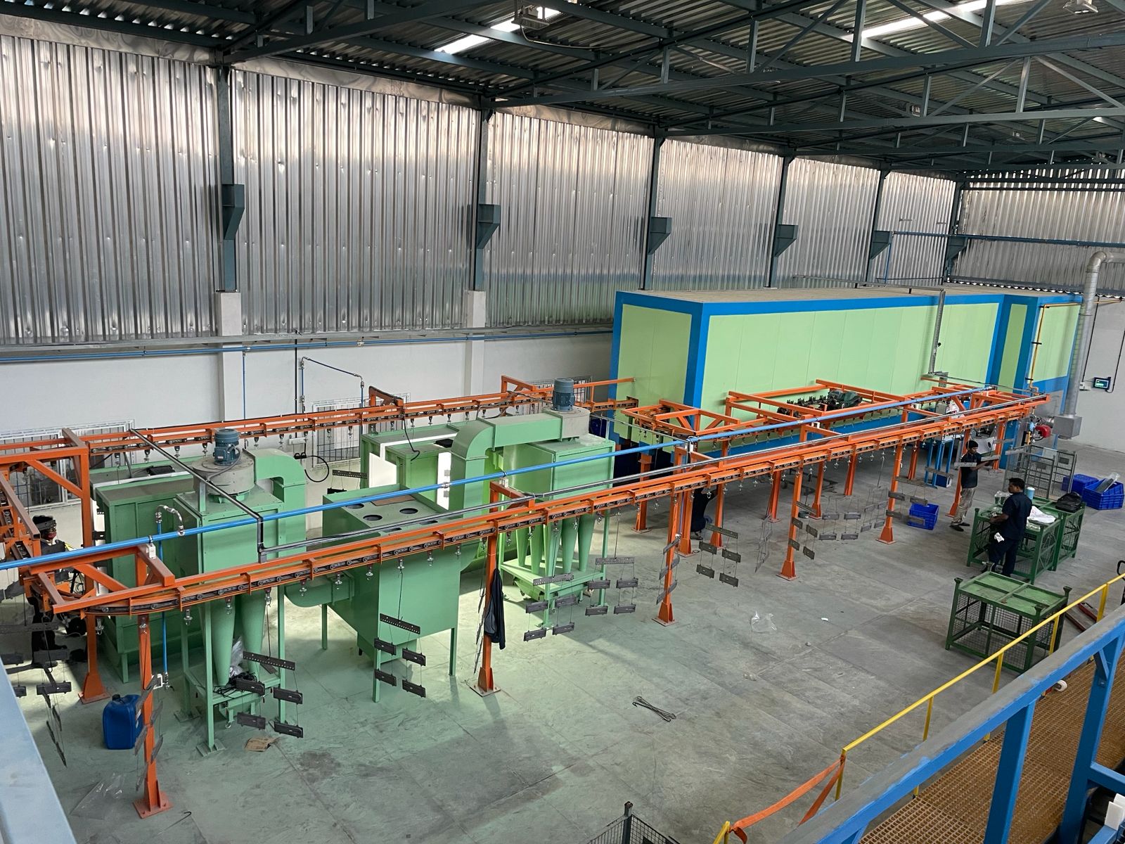 Finishing plant